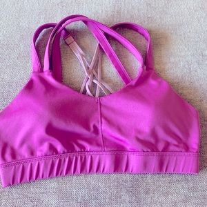 Yoga Srappy Sports Bras for Women Size S Pink